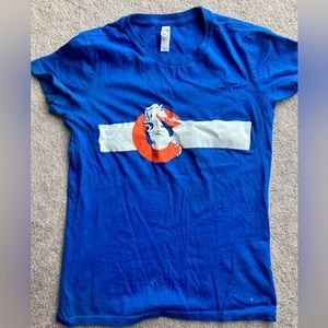 Colorado Flag Vintage Logo Broncos Tee